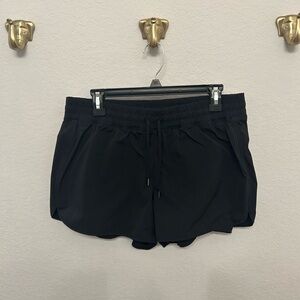 90 Degree By Reflex Black Athletic Shorts Relaxed Fit